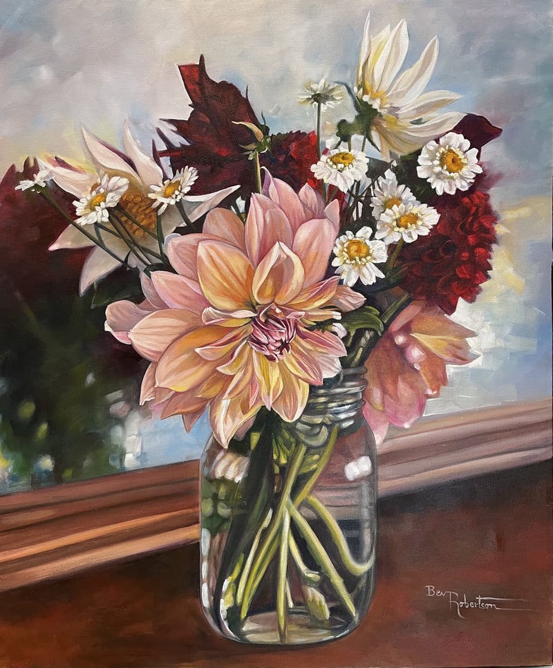 Farm Stand Dahlias