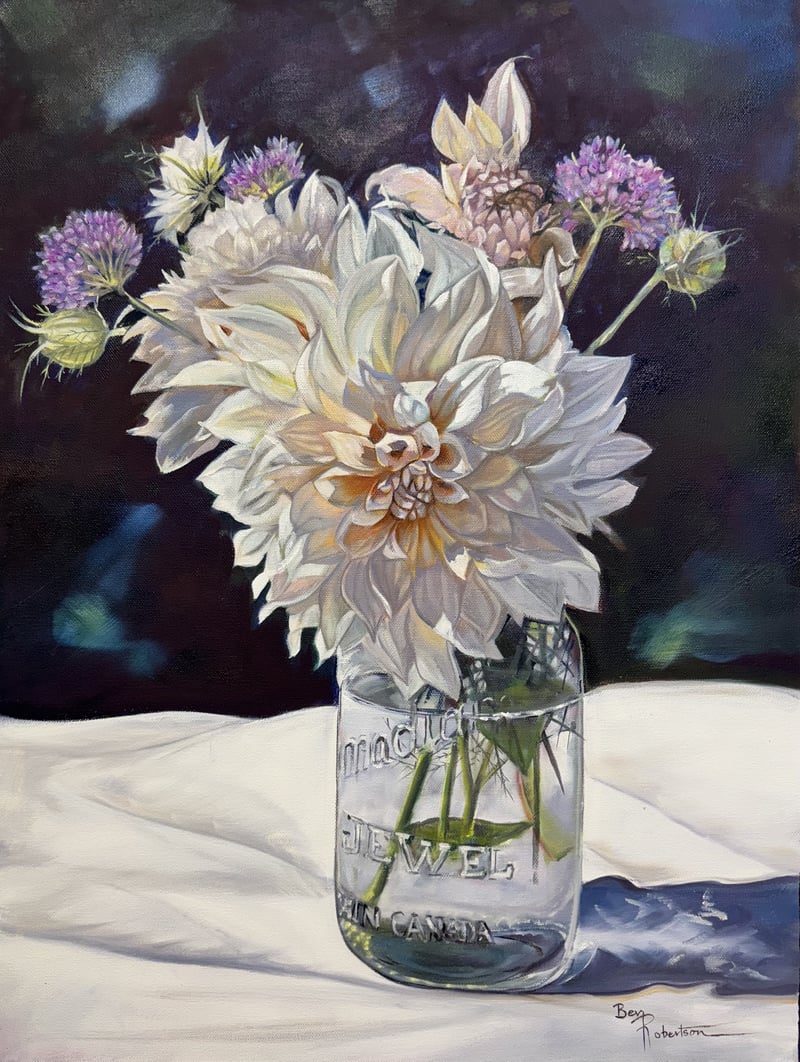 Dahlia's In A Jar