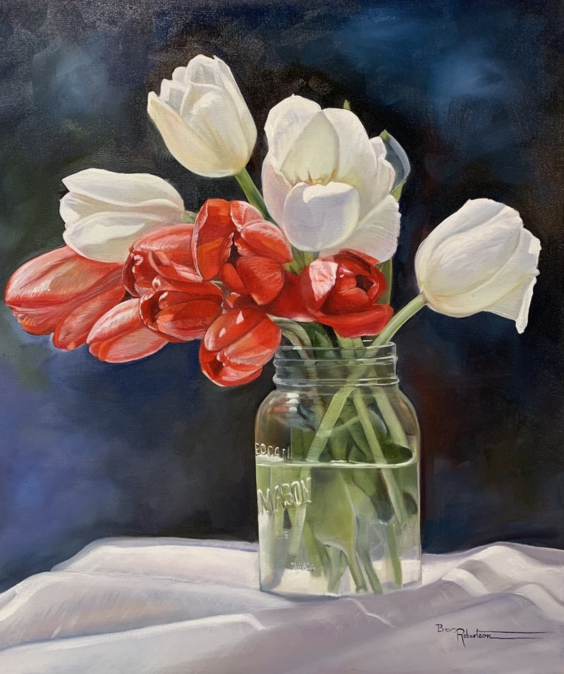 Red and White Spring Delight