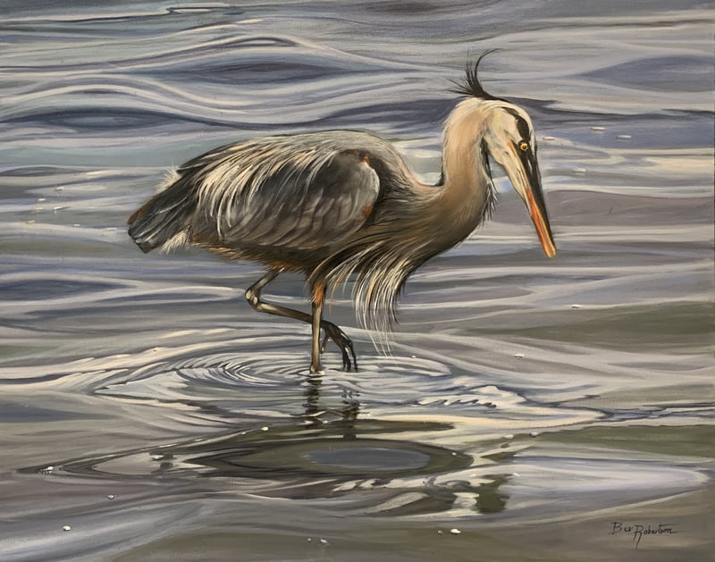 Patiently Wading II