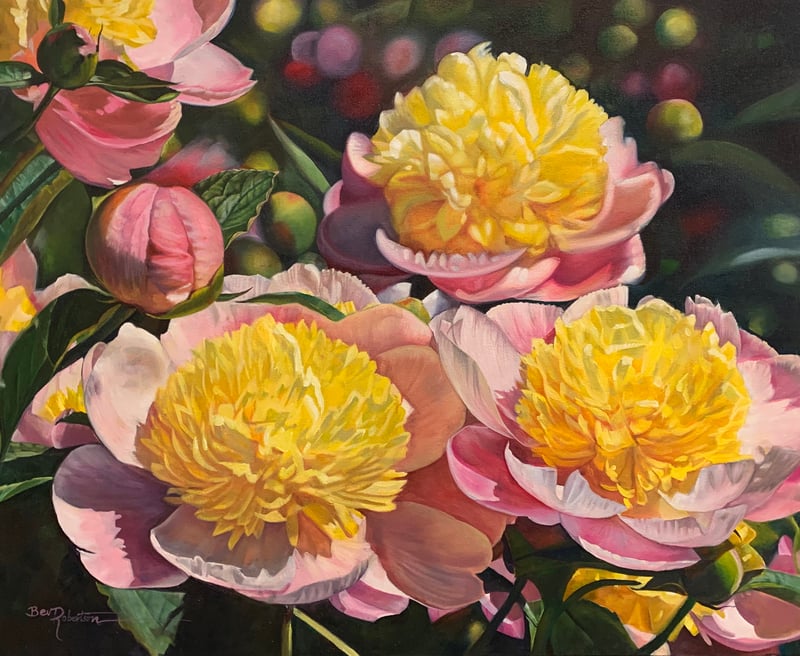Beauty in a Bowl (Peonies)