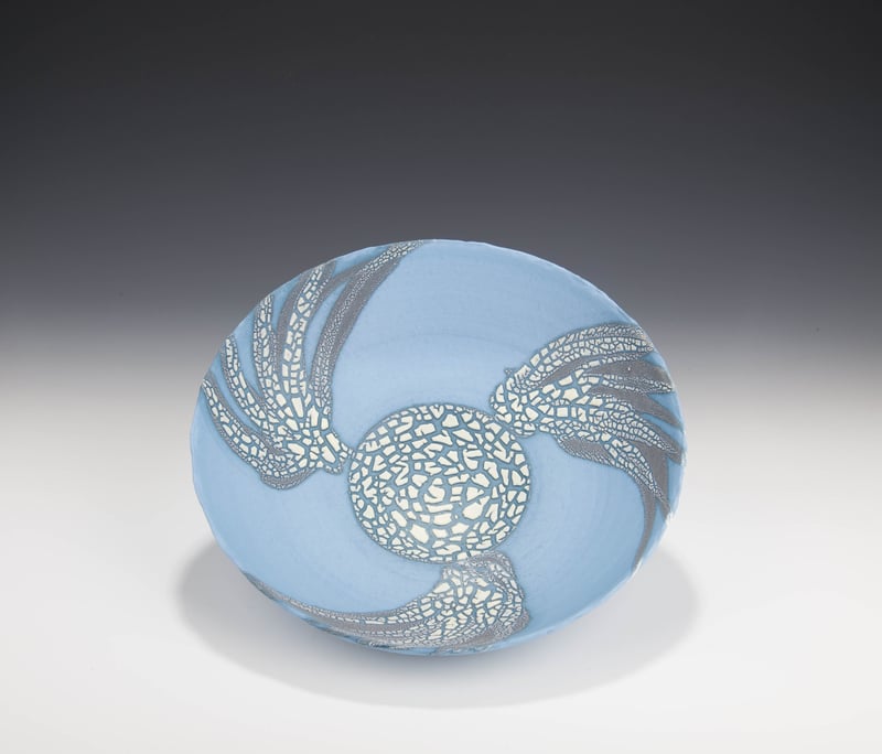 Light Blue w/white crawl