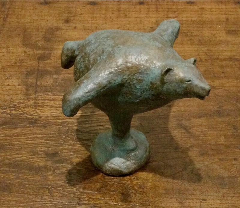Yoga Bear Airplane Pose