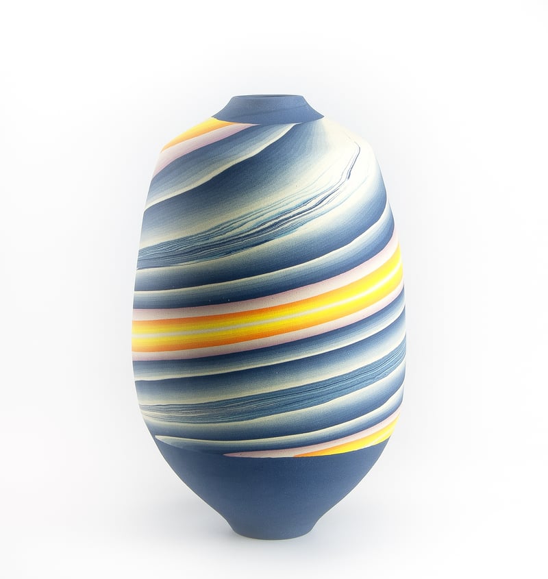 Neriage Vase