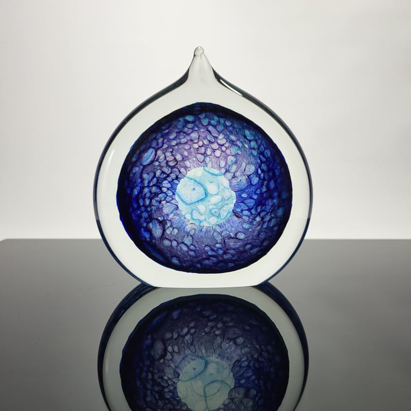 Flecked Stone - violet and blue