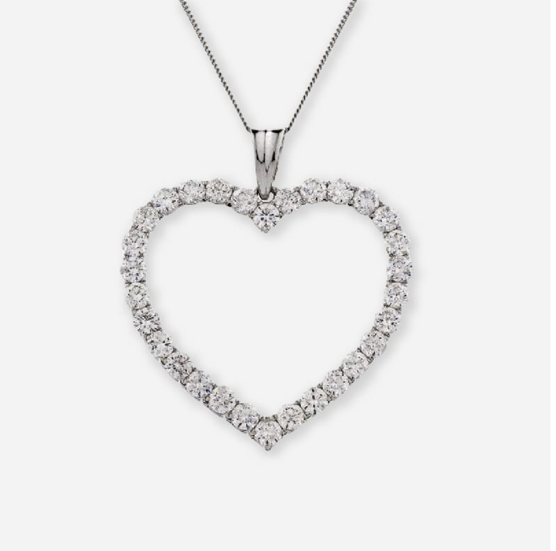 Lab Diamond Heart Necklace