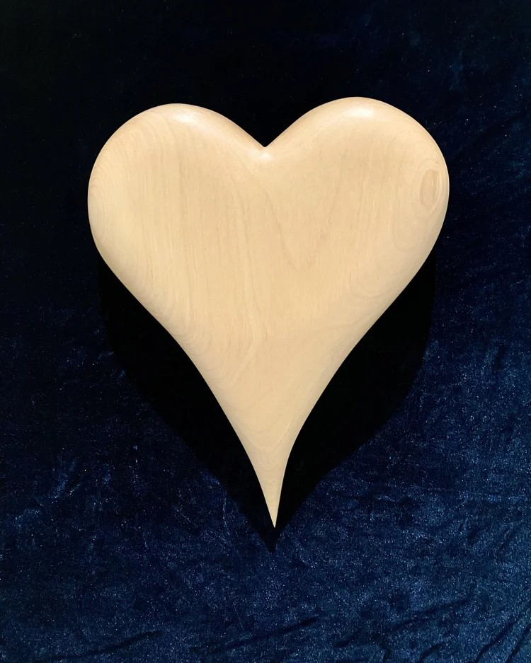 A Perfect Canadian Birch Heart