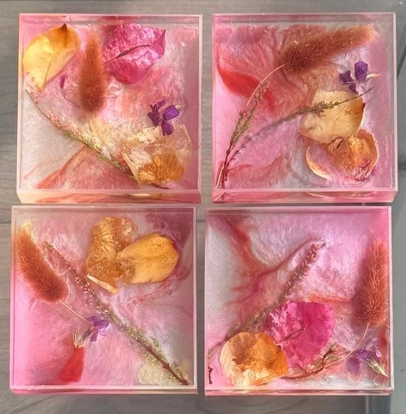 Rose Ash Reverie Coaster Set (4)