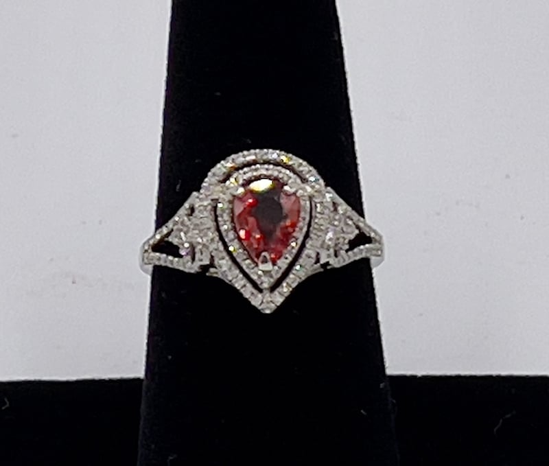 Songea Sapphire and Diamond Ring