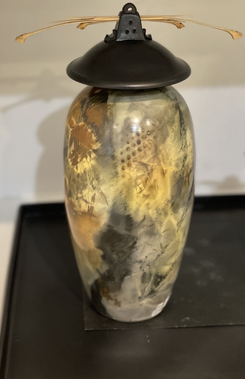 Tall Vase with Top